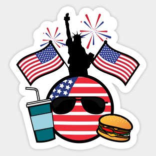 MuricaBall Sticker